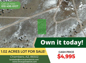 1.02 Acre in Apache County, AZ (Parcel Number: 206-10-284)