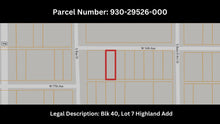 Load image into Gallery viewer, 0.11 Acre in Jefferson County, AR Own for $99 Per Month (Parcel Number: 930-29526-000)
