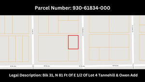 0.11 Acre in Jefferson County, AR Own for $99 Per Month (Parcel Number: 930-61834-000)