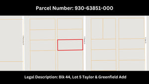 0.14 Acre in Jefferson County, AR Own for $99 Per Month (Parcel Number: 930-63851-000)