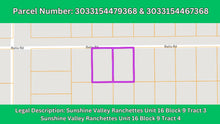 Load image into Gallery viewer, 1 Acre in Luna County, NM Own for $99 Per Month (Parcel Number: 3033154479368 &amp; 3033154467368)
