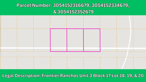 3 Acre in Luna County, NM Own for $175 Per Month (Parcel Number: 3054152316679, 3054152334679 & 3054152352679)