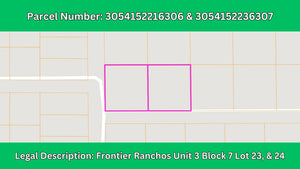 2 Acre in Luna County, NM Own for $125 Per Month (Parcel Number: 3054152216306 & 3054152236307)