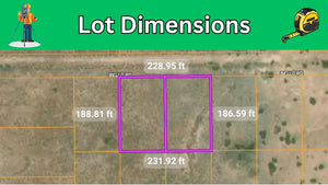 1 Acre in Luna County, NM Own for $99 Per Month (Parcel Number: 3033154479368 & 3033154467368)