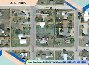 0.16 Acre in Crosby County, Texas Own for $8,500 Cash Price (Parcel Number: R11199)