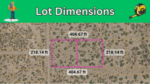 2 Acre in Luna County, NM Own for $125 Per Month (Parcel Number: 3054152216306 & 3054152236307)