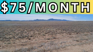 1 Acre Lot in Valencia County, NM - Own for $75 Per Month (1-018-028-196-040-100200)