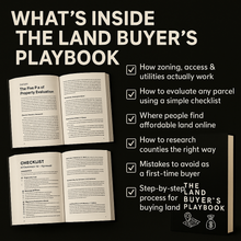 Load image into Gallery viewer, The Land Buyer’s Playbook (Book + Video Course + eBook) - Once Upon a Brick Inc. Land Investments
