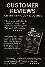 Load image into Gallery viewer, The Land Buyer’s Playbook (Book + Video Course + eBook) - Once Upon a Brick Inc. Land Investments
