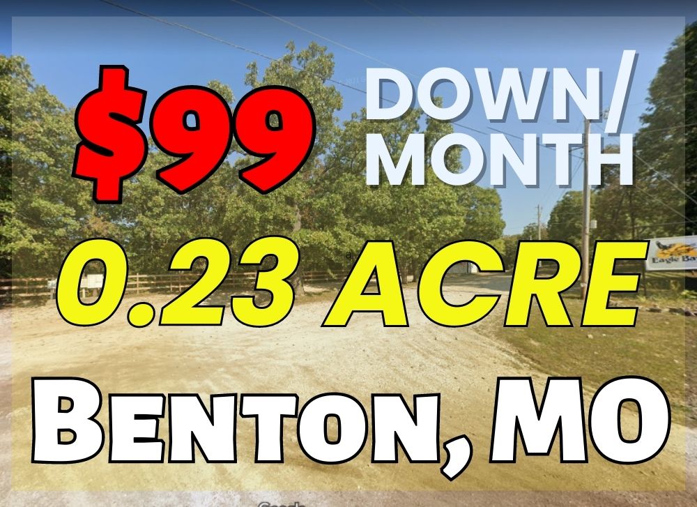 0.23 Acres in Benton County, MO Own for $99 Per Month (Parcel Number: 09-9.0-31-001-002-008.000) - Once Upon a Brick Inc. Land Investments