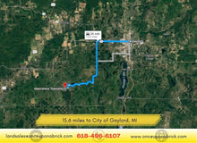 Load image into Gallery viewer, 0.6 Acres in Antrim County, MI Own for $199 Per Month (Parcel Number: 05-11-450-478-00) - Once Upon a Brick Inc. Land Investments
