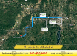 0.6 Acres in Antrim County, MI Own for $199 Per Month (Parcel Number: 05-13-300-091-00) - Once Upon a Brick Inc. Land Investments