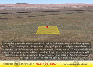 1 Acre in Apache County, AZ Own for $199 Per Month (Parcel Number: 211-35-237) - Once Upon a Brick Inc. Land Investments