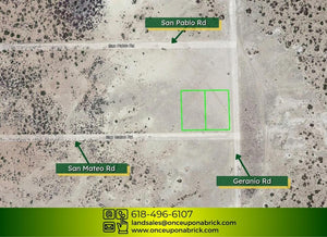 1 Acre in Luna County, NM Own for $199 Per Month (Parcel Number: 3032144002167 & 3032144013167) - Once Upon a Brick Inc. Land Investments