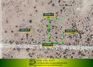 1 Acre in Luna County, NM Own for $199 Per Month (Parcel Number: 3032144208395 & 3032144197395) - Once Upon a Brick Inc. Land Investments