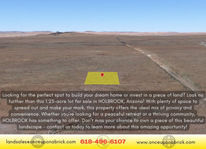 1.25 Acre in Navajo County, AZ Own for $175 Per Month (Parcel Number: 105-56-111) - Once Upon a Brick Inc. Land Investments