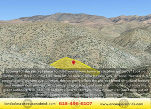 1.25 Acres in Mohave County, AZ Own for $175 Per Month (Parcel Number: 201-18-053) - Once Upon a Brick Inc. Land Investments