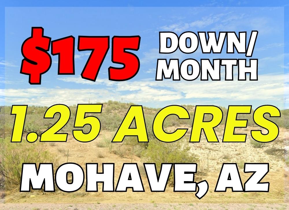 1.25 Acres in Mohave County, AZ Own for $175 Per Month (Parcel Number: 201-18-053) - Once Upon a Brick Inc. Land Investments