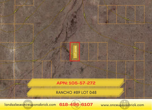 1.27 Acres in Navajo County, AZ Own for $135 Per Month (Parcel Number: 105-57-272) - Once Upon a Brick Inc. Land Investments