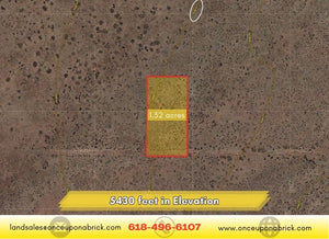 1.32 Acres in Navajo County, AZ Own for $135 Per Month (Parcel Number: 105-58-191) - Once Upon a Brick Inc. Land Investments