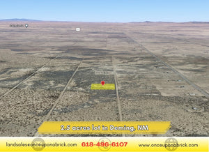 2.5 Acre in Luna County, NM Own for $275 Per Month (Parcel Number: 3-037-143-134-347) - Once Upon a Brick Inc. Land Investments