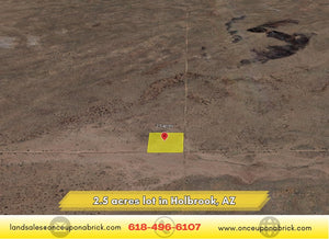 2.5 Acre in Navajo County, AZ Own for $325 Per Month (Parcel Number: 105-59-336) - Once Upon a Brick Inc. Land Investments