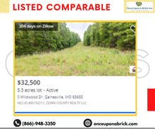 Load image into Gallery viewer, 4.28 Acre in Ozark County, Missouri Own for $500 Per Month (Parcel Number: 17-0.4-20-003-012-0001.000) - Once Upon a Brick Inc. Land Investments
