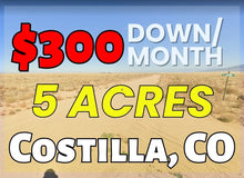 Load image into Gallery viewer, 5 Acres in Costilla County, CO Own for $300 Per Month (Parcel Number: 703-87-170) - Once Upon a Brick Inc. Land Investments
