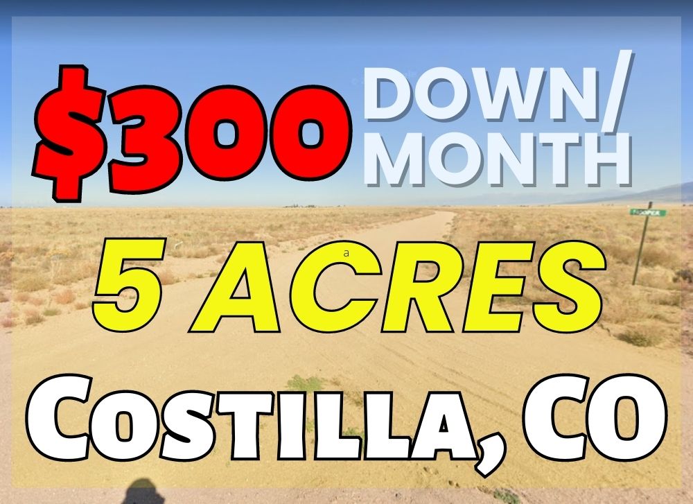 5 Acres in Costilla County, CO Own for $300 Per Month (Parcel Number: 703-87-170) - Once Upon a Brick Inc. Land Investments
