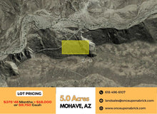 Load image into Gallery viewer, 5.0 Acre in 86413 - Golden Valley, Arizona Own for $375 Per Month (Parcel Number: 224-03-021) - Once Upon a Brick Inc. Land Investments
